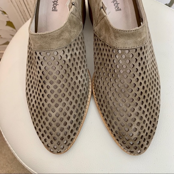 Anthropologie Jeffrey Campbell Branwen Tan Leather Cut Out Loafer - Picture 3 of 10